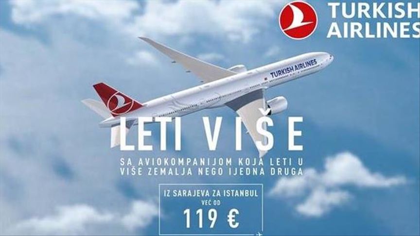 BRAVO Za Turkish Airlines: Avionske Karte Iz Sarajeva Za Istanbul Po ...